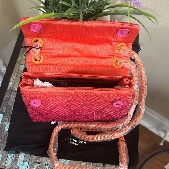 Kurt Geiger 2
Mini Kensington Embellished Fabric Convertible Crossbody Bag - Picture 10 of 13